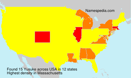 Surname Yusuke in USA Surname Yusuke in USA