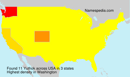 Surname Yuthok in USA Surname Yuthok in USA
