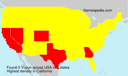 Surname Yuyun in USA Surname Yuyun in USA