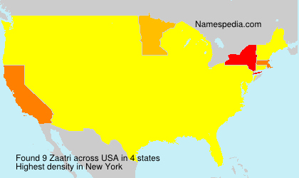 Surname Zaatri in USA Surname Zaatri in USA