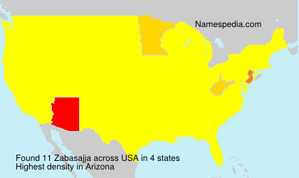 Surname Zabasajja in USA Surname Zabasajja in USA