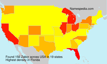 Surname Zabor in USA Surname Zabor in USA