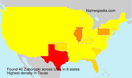 Surname Zaboroski in USA Surname Zaboroski in USA