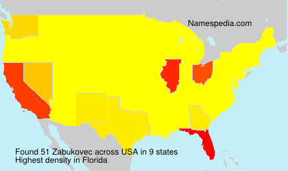 Surname Zabukovec in USA Surname Zabukovec in USA