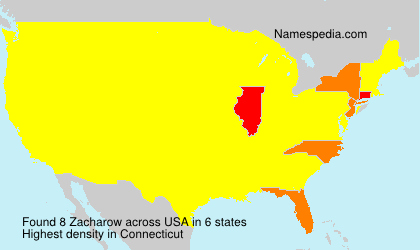 Surname Zacharow in USA Surname Zacharow in USA