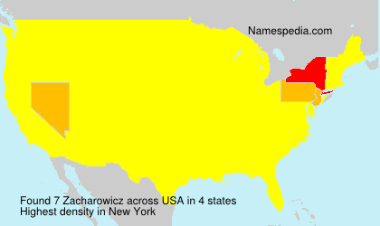 Surname Zacharowicz in USA Surname Zacharowicz in USA