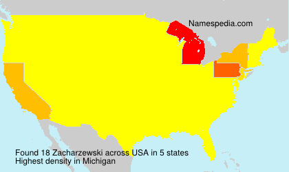 Surname Zacharzewski in USA Surname Zacharzewski in USA