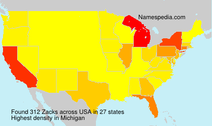 Surname Zacks in USA Surname Zacks in USA