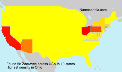 Surname Zadravec in USA Surname Zadravec in USA