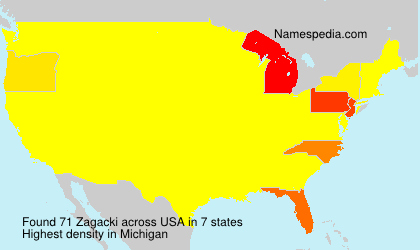 Surname Zagacki in USA Surname Zagacki in USA
