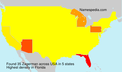 Surname Zagerman in USA Surname Zagerman in USA