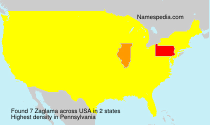 Surname Zaglama in USA Surname Zaglama in USA