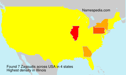Surname Zagoudis in USA Surname Zagoudis in USA
