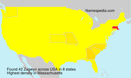 Surname Zagwyn in USA Surname Zagwyn in USA