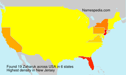 Surname Zaharuk in USA Surname Zaharuk in USA