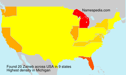 Surname Zaineb in USA Surname Zaineb in USA