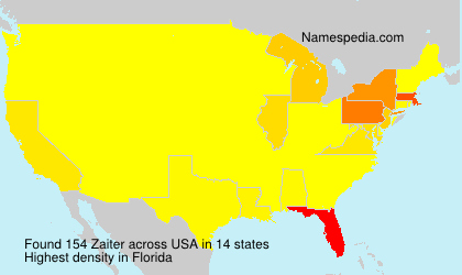 Surname Zaiter in USA Surname Zaiter in USA
