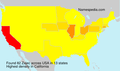 Surname Zajec in USA Surname Zajec in USA