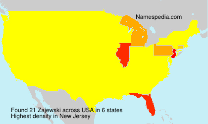 Surname Zajewski in USA
