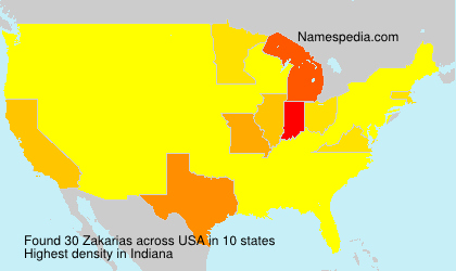 Surname Zakarias in USA Surname Zakarias in USA