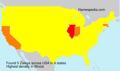 Surname Zalega in USA Surname Zalega in USA
