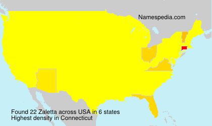 Surname Zaletta in USA Surname Zaletta in USA