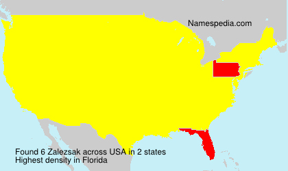 Surname Zalezsak in USA Surname Zalezsak in USA