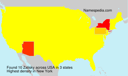 Surname Zalisky in USA Surname Zalisky in USA