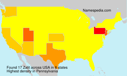 Surname Zalit in USA Surname Zalit in USA