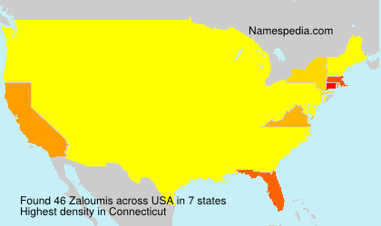 Surname Zaloumis in USA Surname Zaloumis in USA