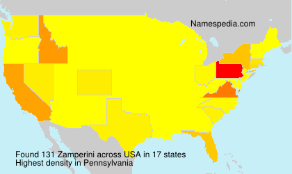 Surname Zamperini in USA Surname Zamperini in USA