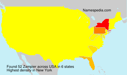 Surname Zampier in USA Surname Zampier in USA