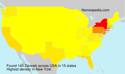 Surname Zaneski in USA Surname Zaneski in USA