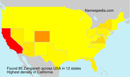 Surname Zanganeh in USA Surname Zanganeh in USA