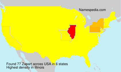 Surname Zapart in USA Surname Zapart in USA