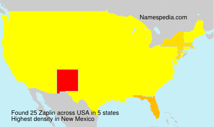 Surname Zaplin in USA Surname Zaplin in USA