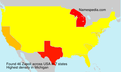 Surname Zapoli in USA Surname Zapoli in USA