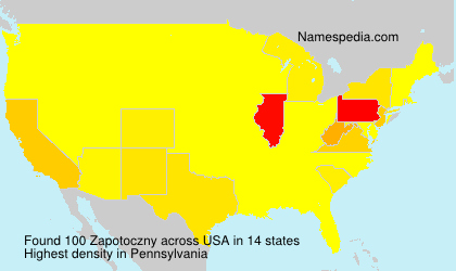 Surname Zapotoczny in USA Surname Zapotoczny in USA