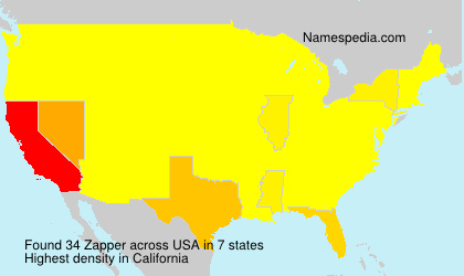 Surname Zapper in USA Surname Zapper in USA