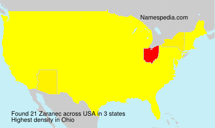 Surname Zaranec in USA Surname Zaranec in USA
