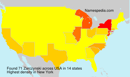 Surname Zarczynski in USA Surname Zarczynski in USA