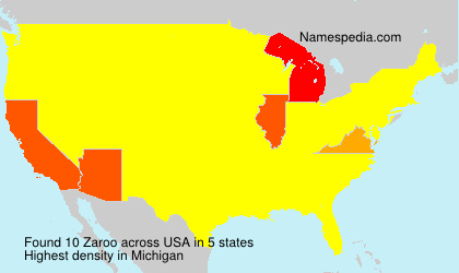 Surname Zaroo in USA Surname Zaroo in USA
