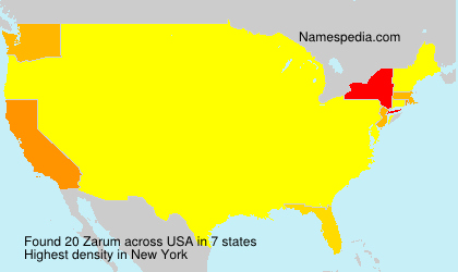 Surname Zarum in USA Surname Zarum in USA