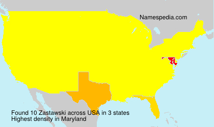 Surname Zastawski in USA Surname Zastawski in USA