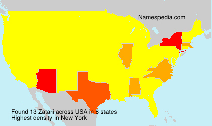 Surname Zatari in USA Surname Zatari in USA