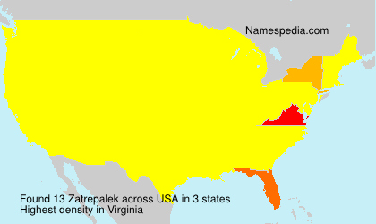 Surname Zatrepalek in USA Surname Zatrepalek in USA