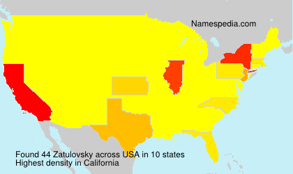 Surname Zatulovsky in USA Surname Zatulovsky in USA