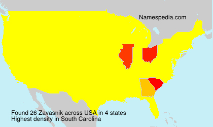 Surname Zavasnik in USA Surname Zavasnik in USA