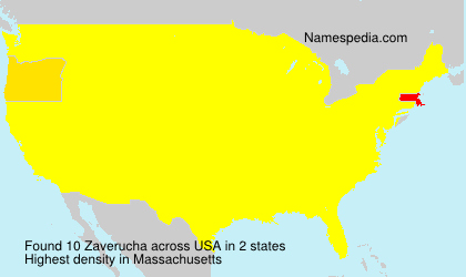 Surname Zaverucha in USA Surname Zaverucha in USA