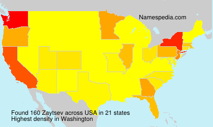 Surname Zaytsev in USA Surname Zaytsev in USA